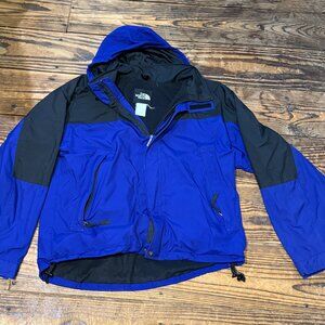 Vintage 90s North Face Mountain Light Jacket Shell Men Size Large Purple Black